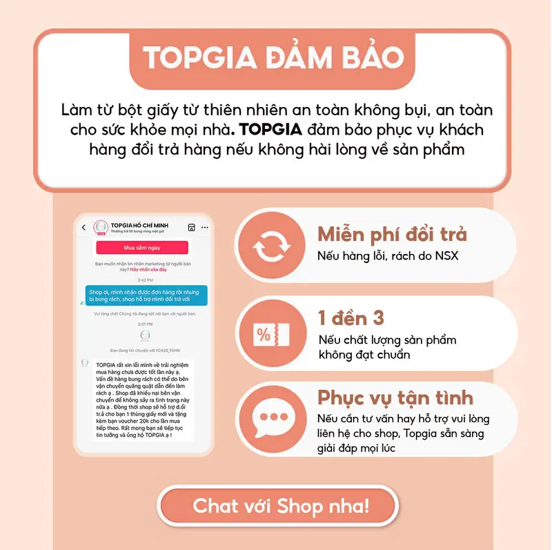 Khăn giấy TOP GIA - Gói nhỏ